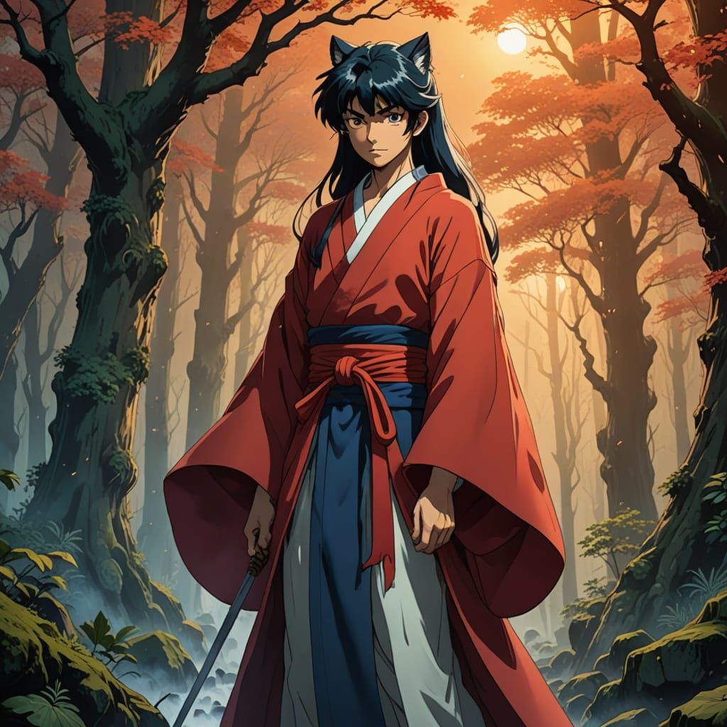 Inuyasha, Half-Demon Warrior in Mysterious Feudal Japan