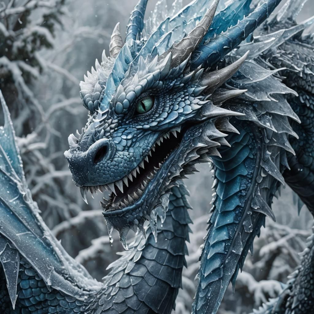 Dragon's Frozen Breath in Macro Shot