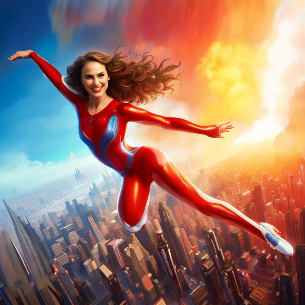 Hyperrealistic Portrait of Natalie Portman as Concept Art