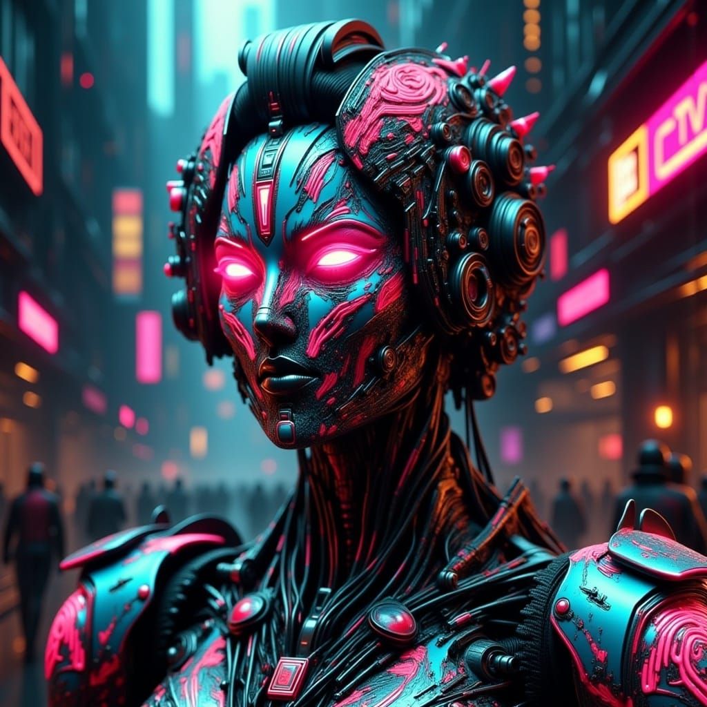 Abstract PunkPOP Design in Flux