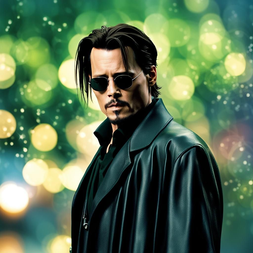 Johnny Depp as Neo: Photo-Realistic 'Matrix' Image