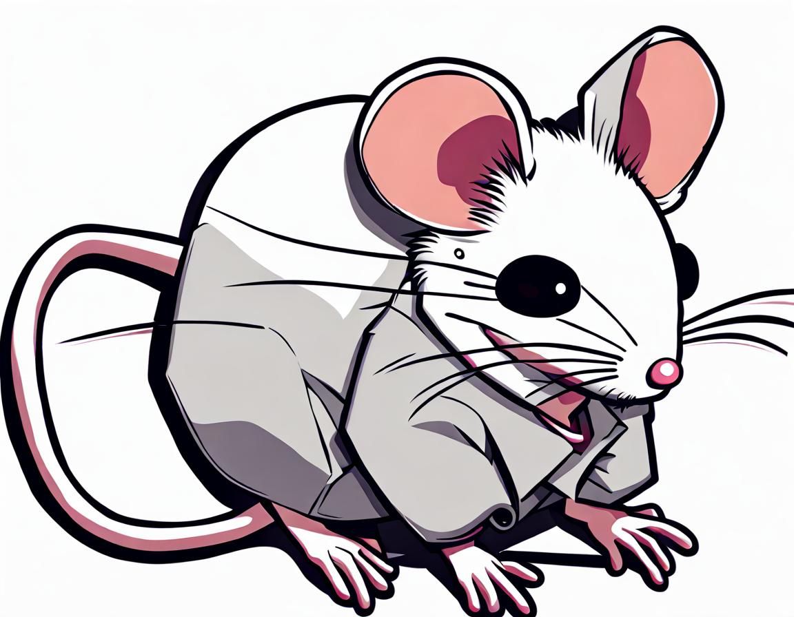 Minimalist Mouse Illustration