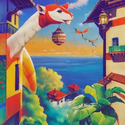 Hyperrealistic Natural Scene in Magic Realism