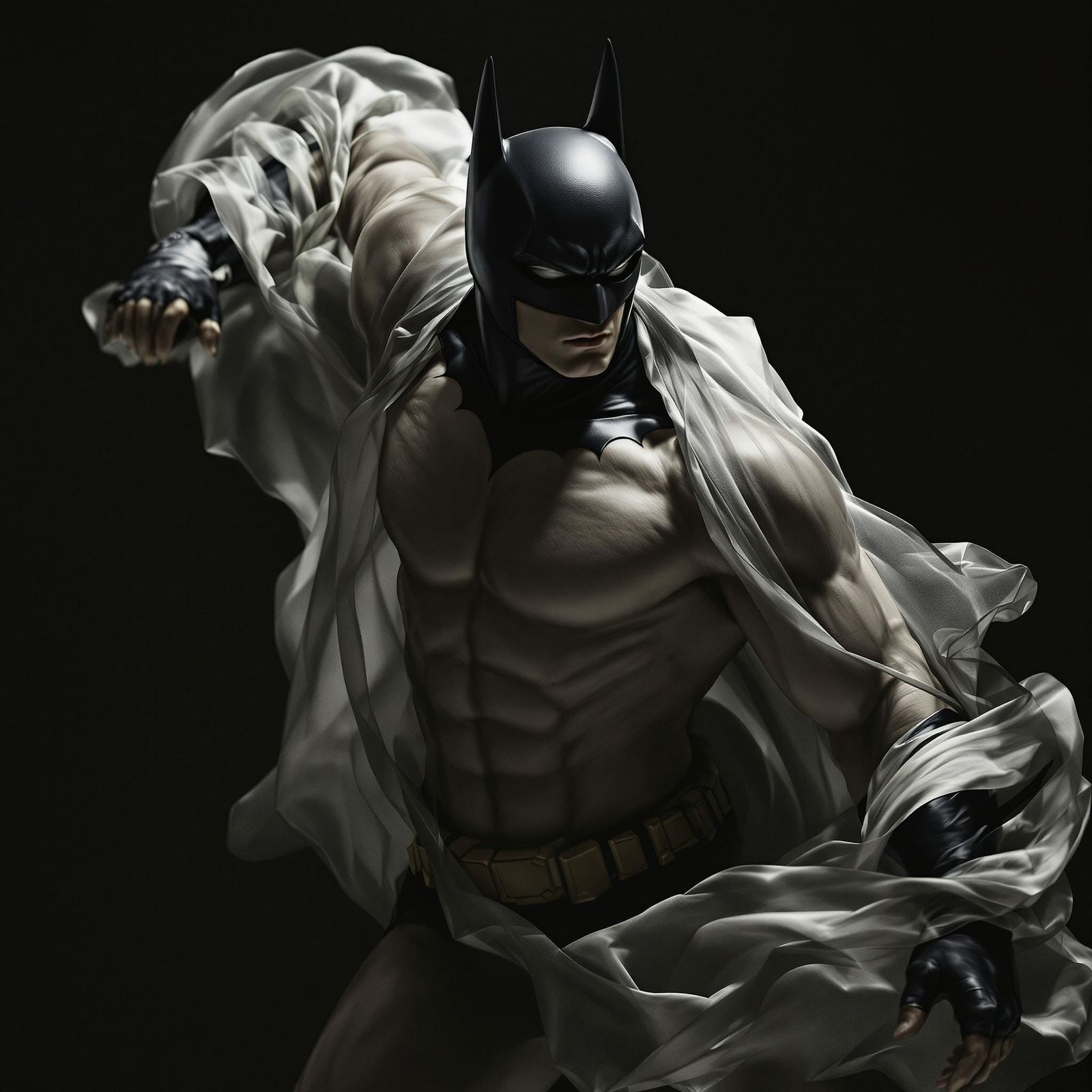 Confident Batman in Sensual Dance Pose