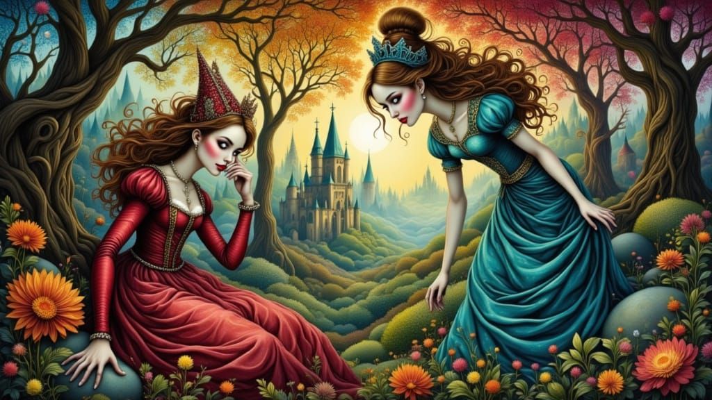 ”Oh my!”, said the red queen, “that one just about burned a ...