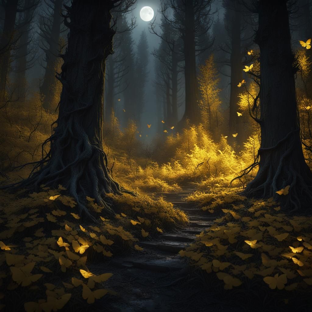 Sinister Shadow Emerges in Dark Forest