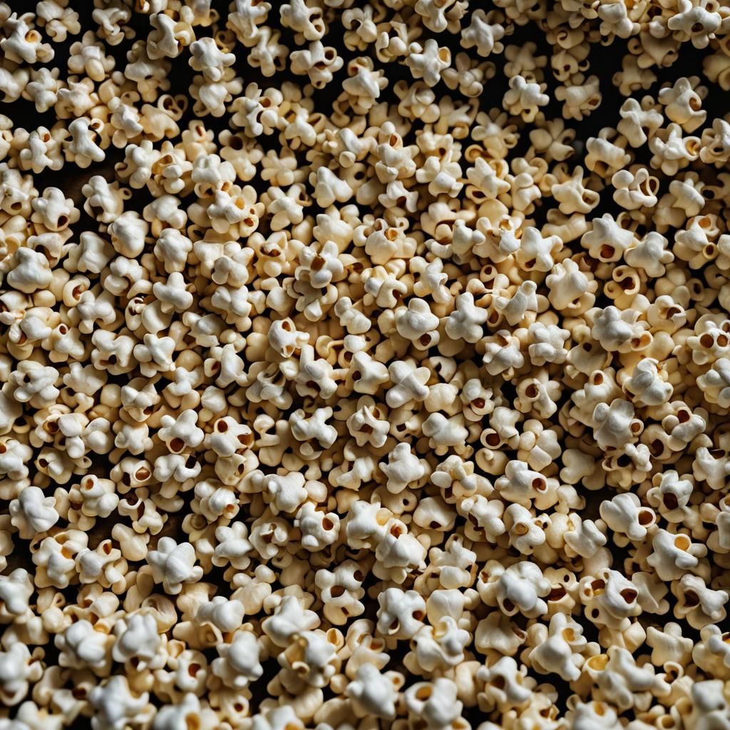 Hyperrealistic Popcorn Pop Up Book in HDR