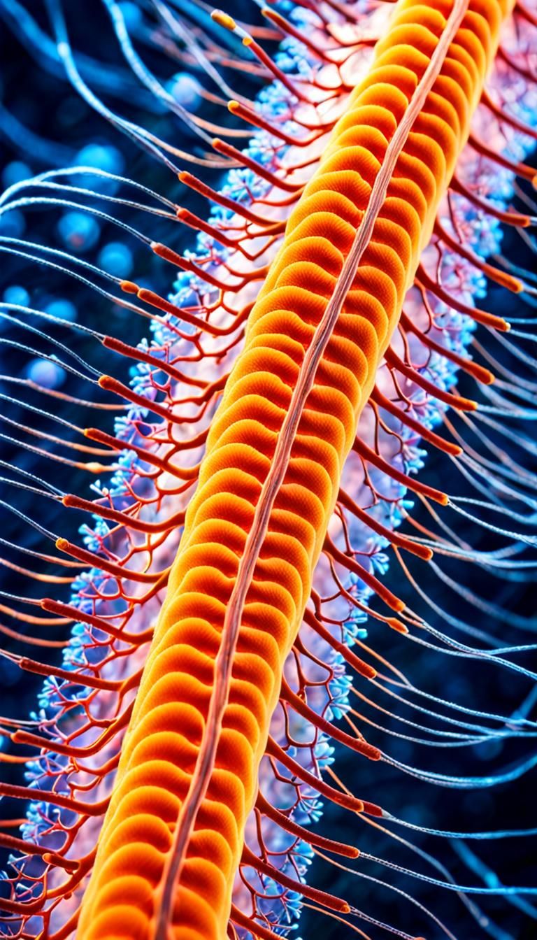 Detailed Microscopic World in Hyperrealistic Digital Art