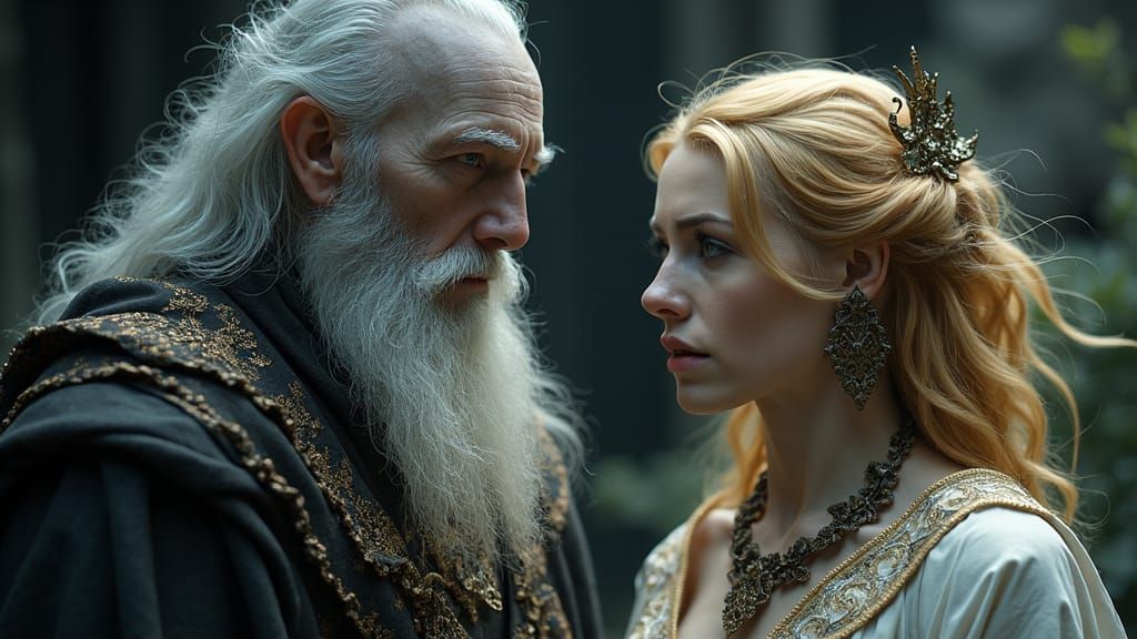 Ancient Gods of Light and Shadow Stand United