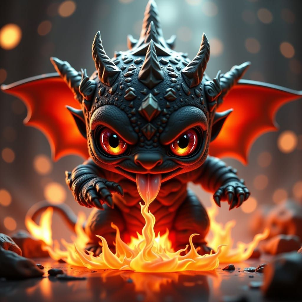 Chibi Balrog Unleashes Fiery Fury
