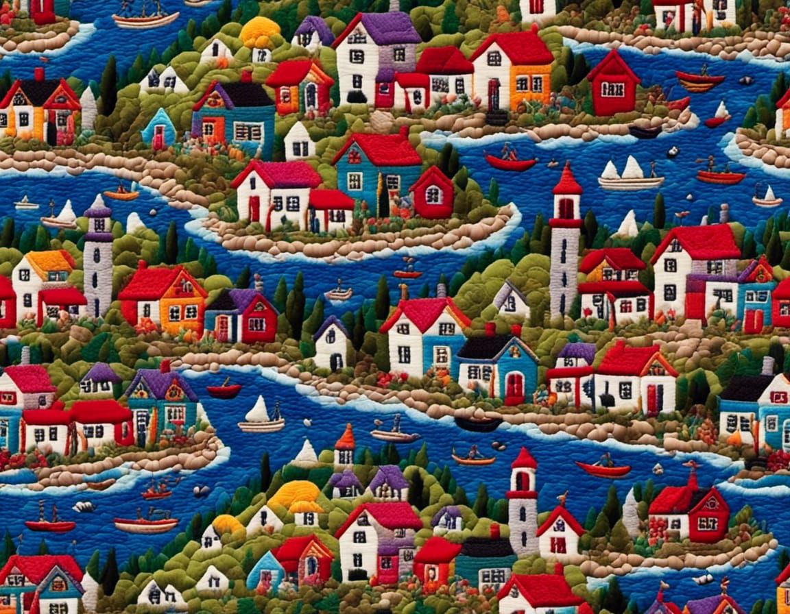 quilt of river village