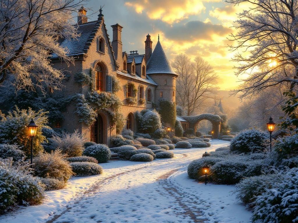 Winter at Marqueyssac Gardens: A Golden Light Photography