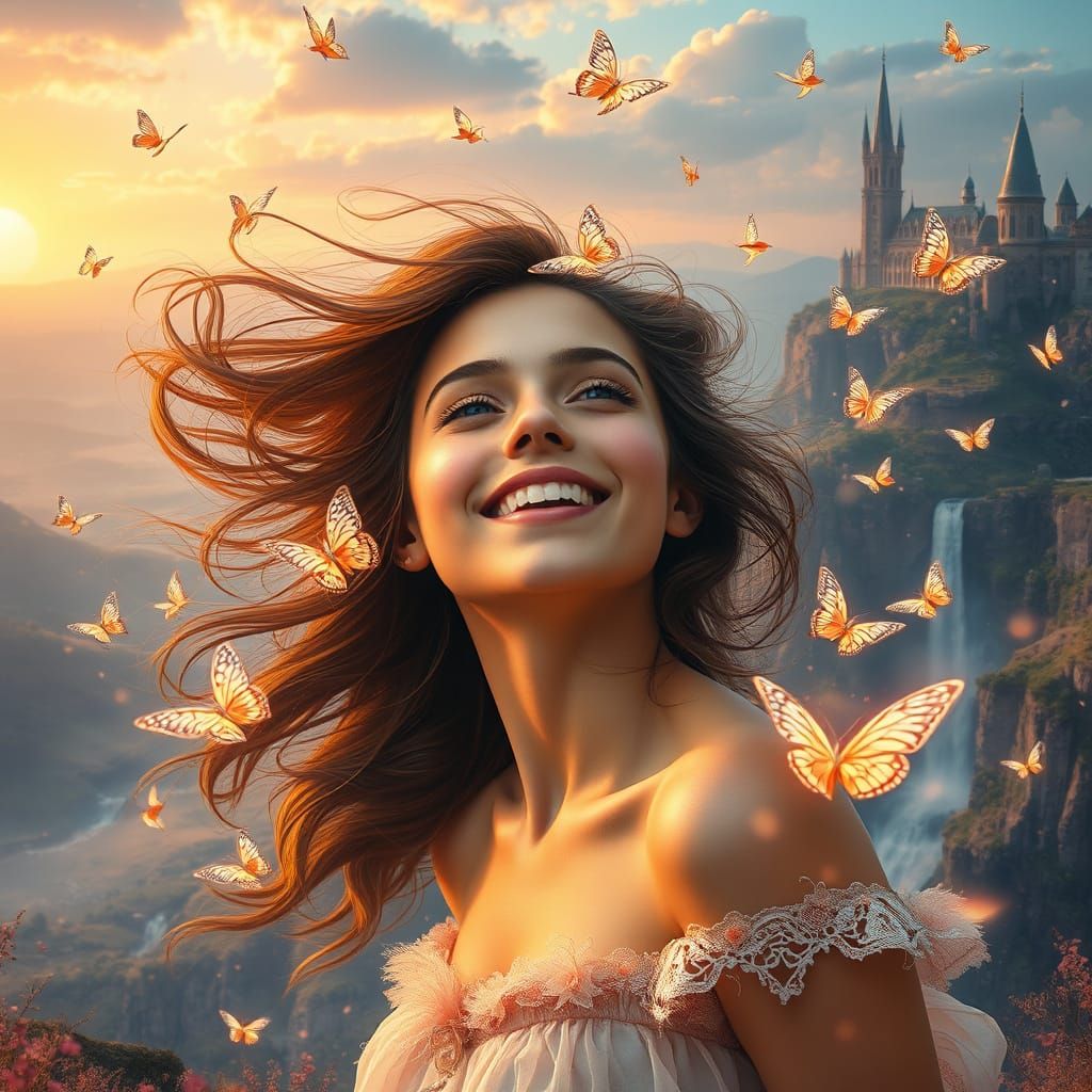 Dreamlike Whimsy in a Vibrant Fantasy World