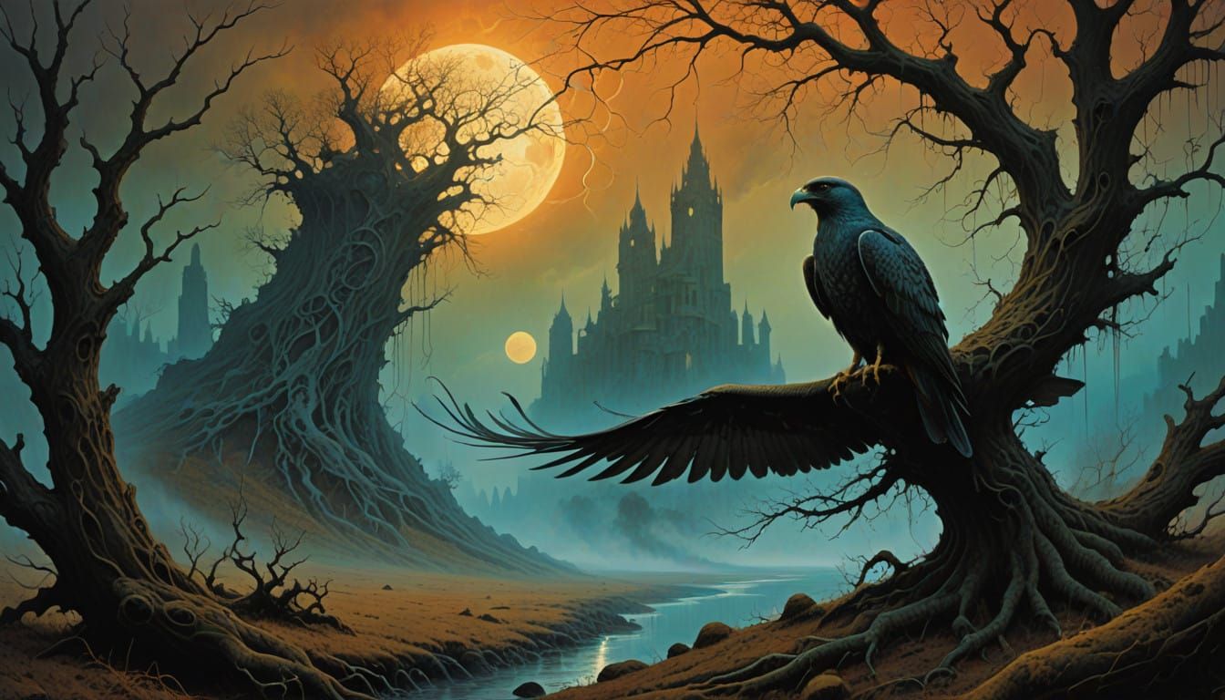 Mystical Stormbird Embodies the Spirit of the Storm