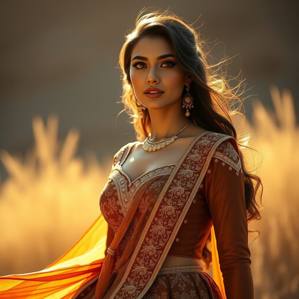 Ethereal Beauty in Earthy Splendor