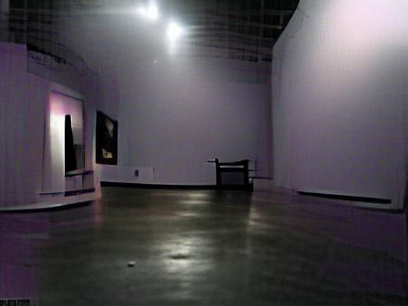Serene Empty Art Gallery After Hours