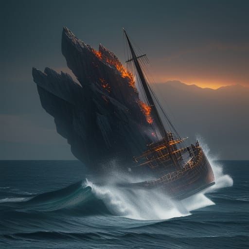 Majestic Elemental Swords in Cinematic Display