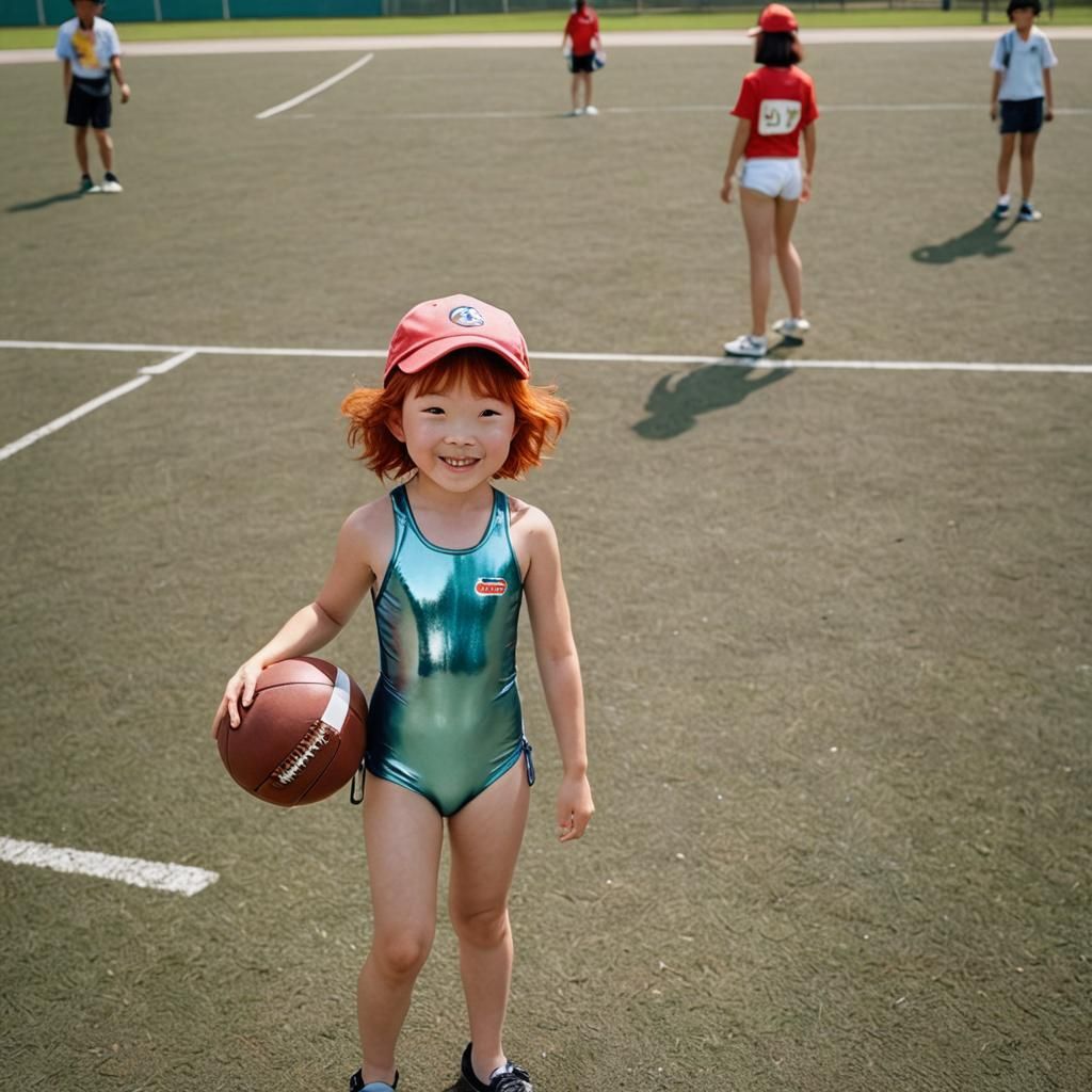 Cute Taiwanese Girl in Swimsuit, Professional Photo