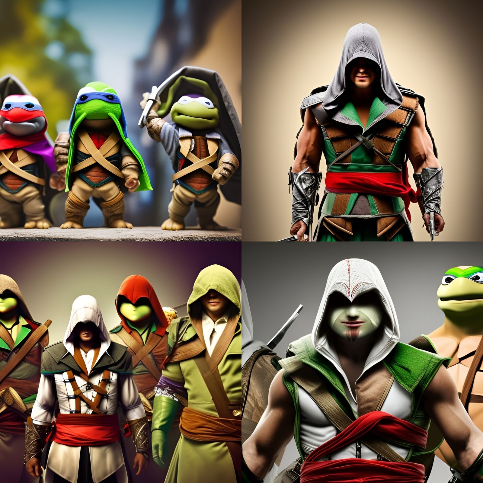 Assassin Turtle Hybrid: Hooded Vigilante