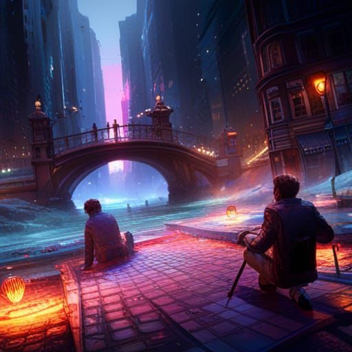 Heartbreak Concept Art in Art Nouveau Style