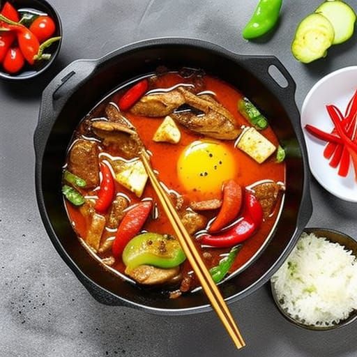 Spicy Dinosaur Hotpot