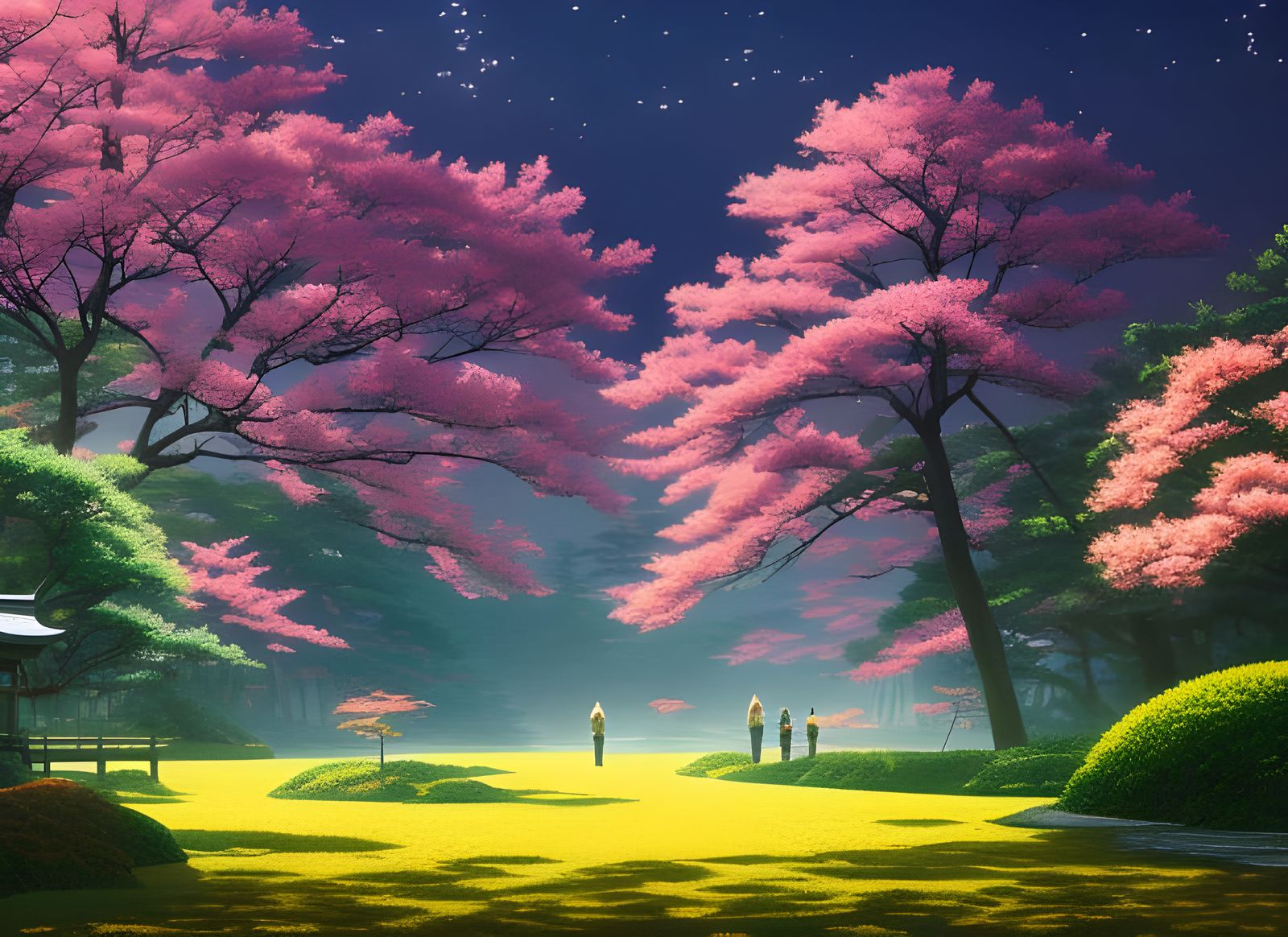 Spring in Japan: Digital Illustration in 8K