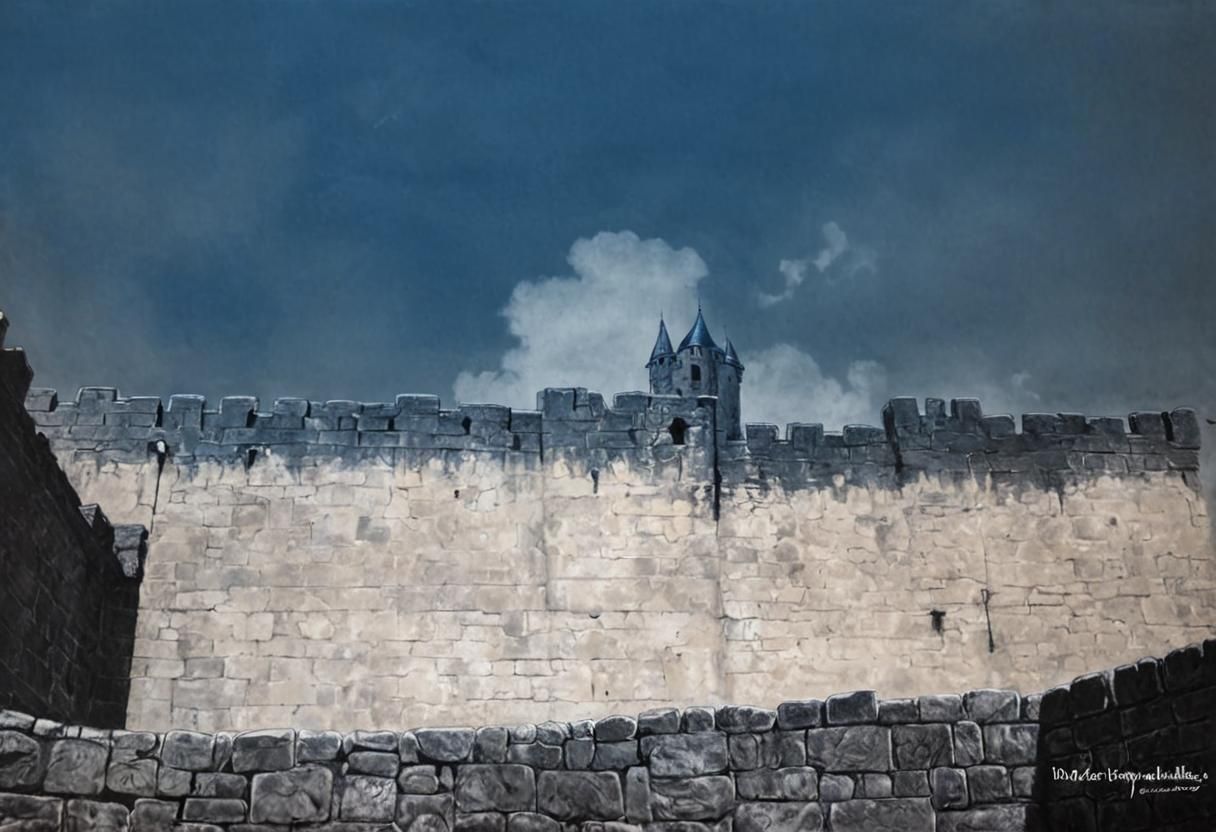 Fantasy Warrior Portrait in Hyperdetailed Charcoal