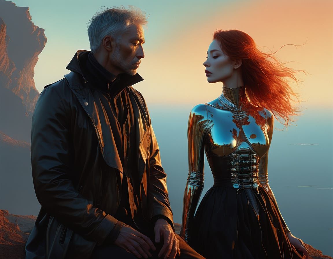 breaking up with his biorobot wife