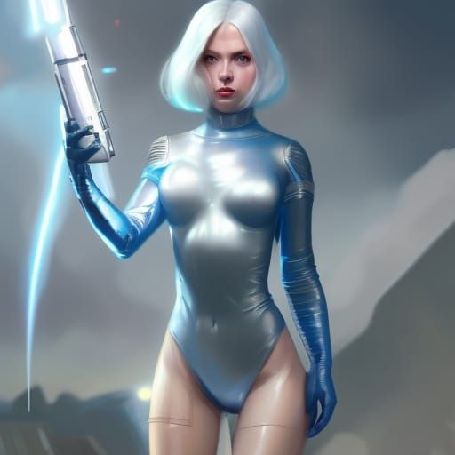 Rocket Girl in Frozen Tundra, Comic Book Art