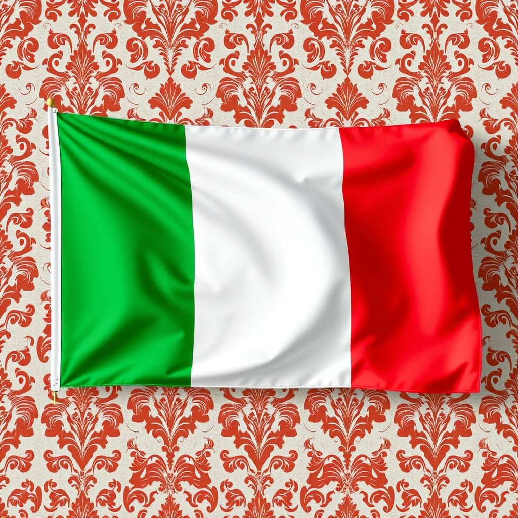 🌿🌹🌿🇮🇹The Flag Of Italy🟩⬜🟥🌿🌹🌿