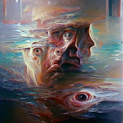 Paranoia: An Ominous Oil Painting