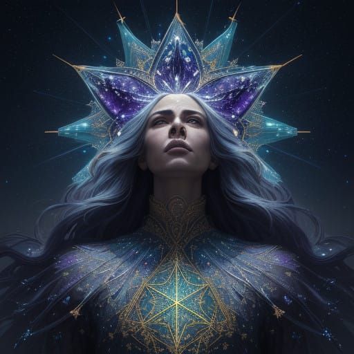 Celestial Being Embodies the Christmas Star