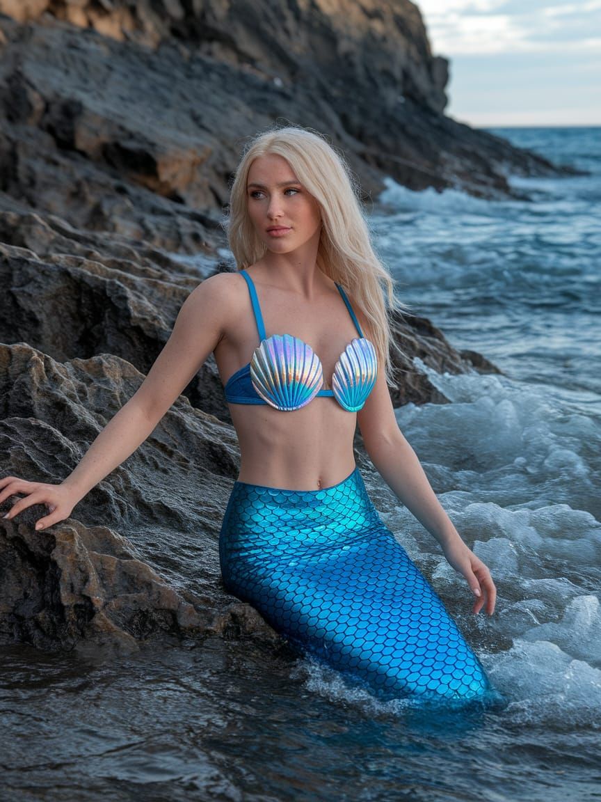 Mermaid Goddess of the Iridescent Coast