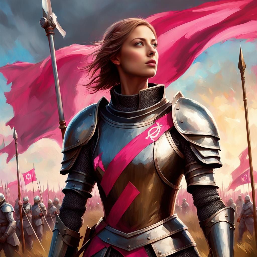 Joan of Arc Leads Breast Cancer Battle