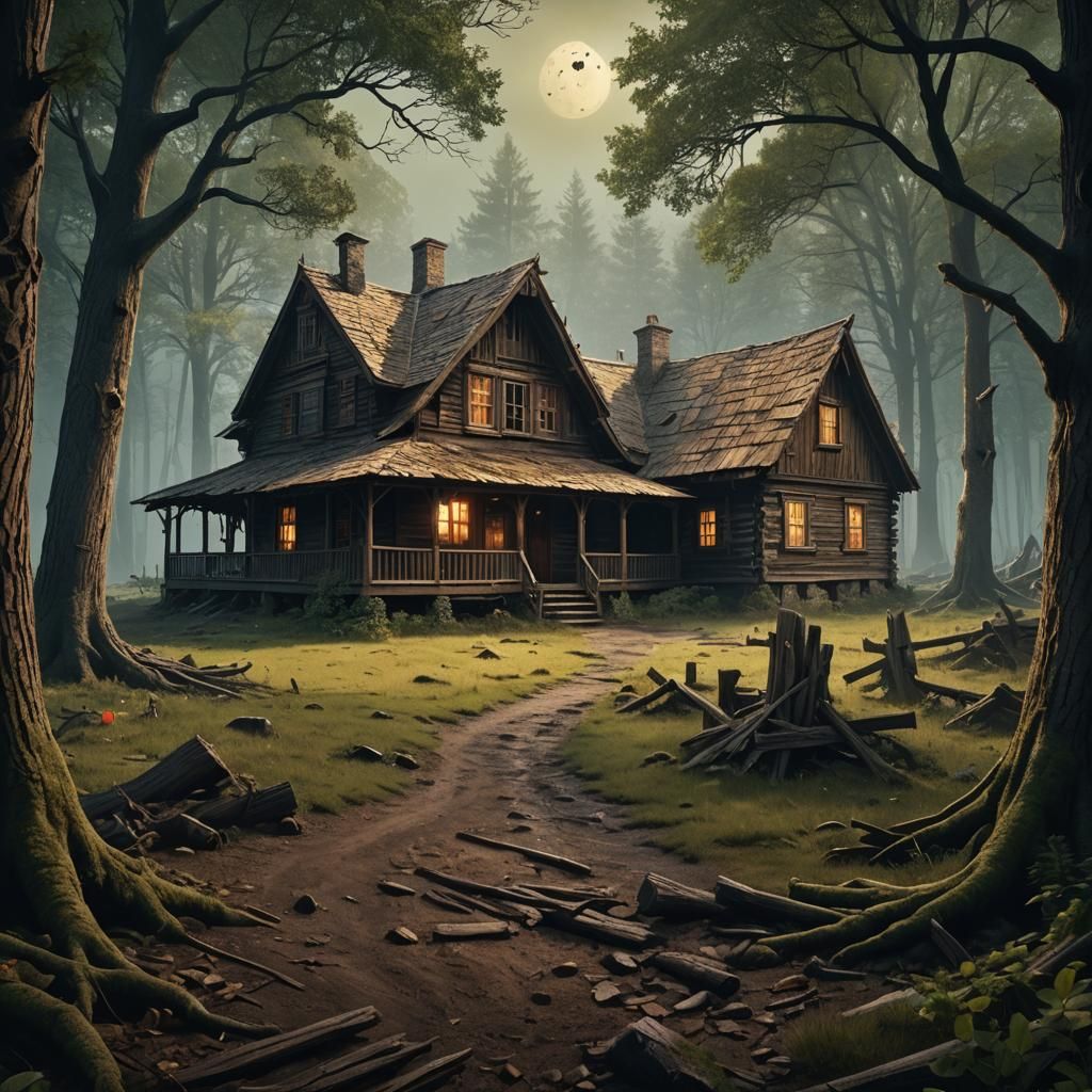 Widdershins Horror Movie Poster: Cabin in the Woods