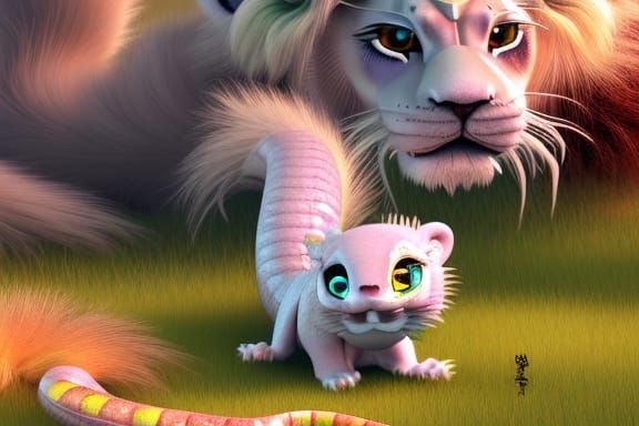 " FLUFFY CUTE LUCKY DRAGON  , BIG CUTE SHINY EYES, FURRY LON...