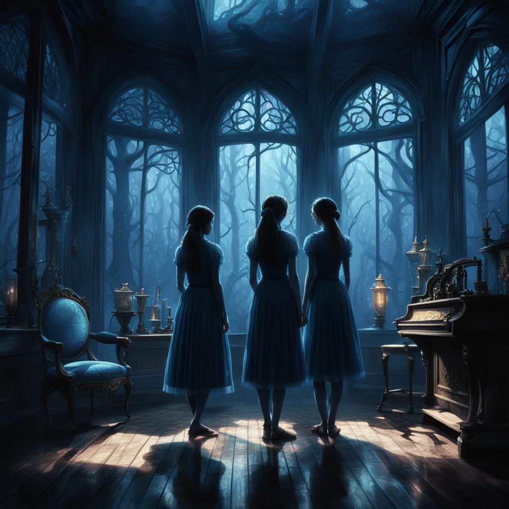 Mystical Forest: Girls in a Dark Fantasy House