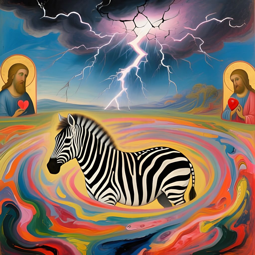 Surreal Thunderstorm Inspired by Masters