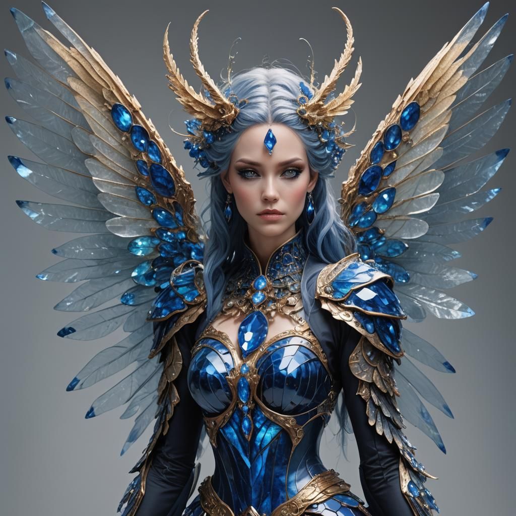 Shapire and glass Angel