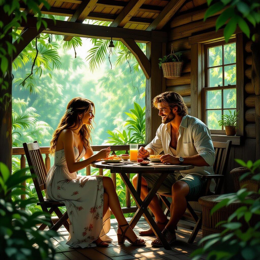 Lost Woman Finds Cabin and Romance in Rainforest