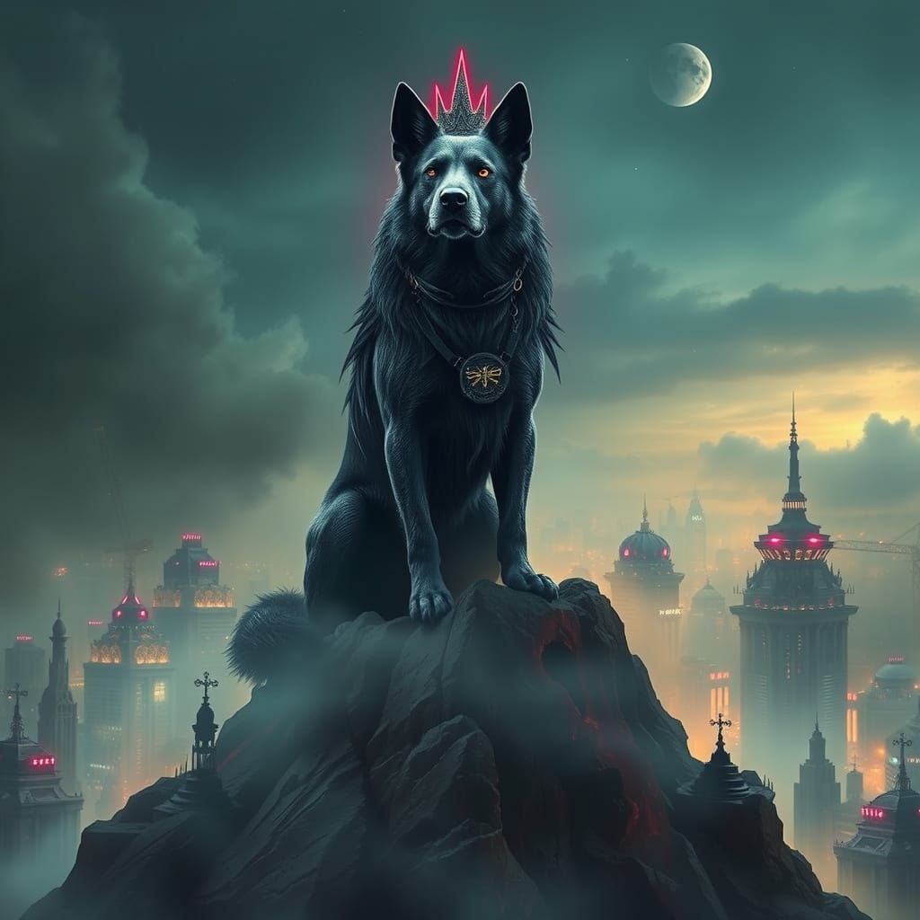 Cyberpunk Canine Ruler