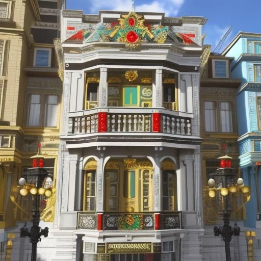 Exuberant 3D Render in Vibrant Colors