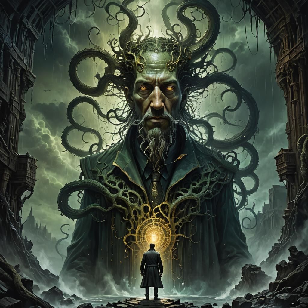 Steampunk Fantasy Book Cover Portrait