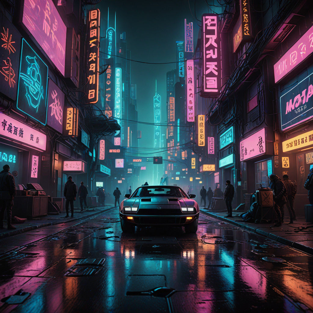 Epic Neon Landscape: Intricately Detailed Patcoin Coins on a...