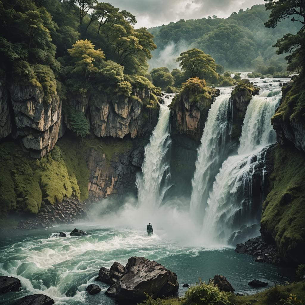 Epic Fantasy: Titan's Beard Becomes a Waterfall