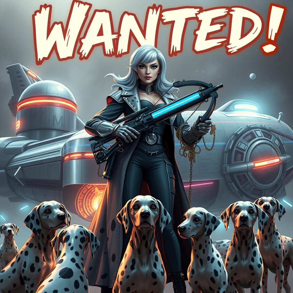 Cruella De Vil: Wanted in Cyberpunk Space