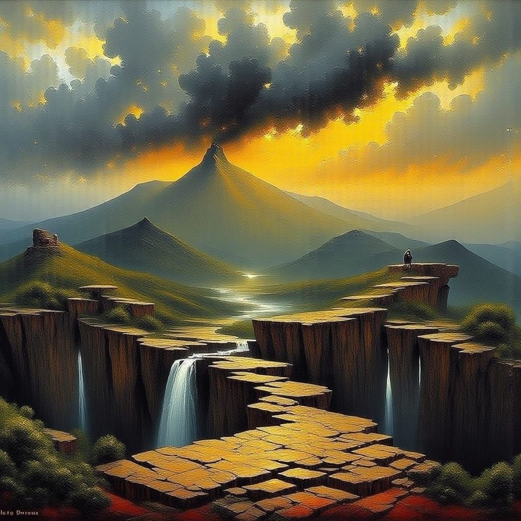 Close Up of Feet on Mountain Ledge