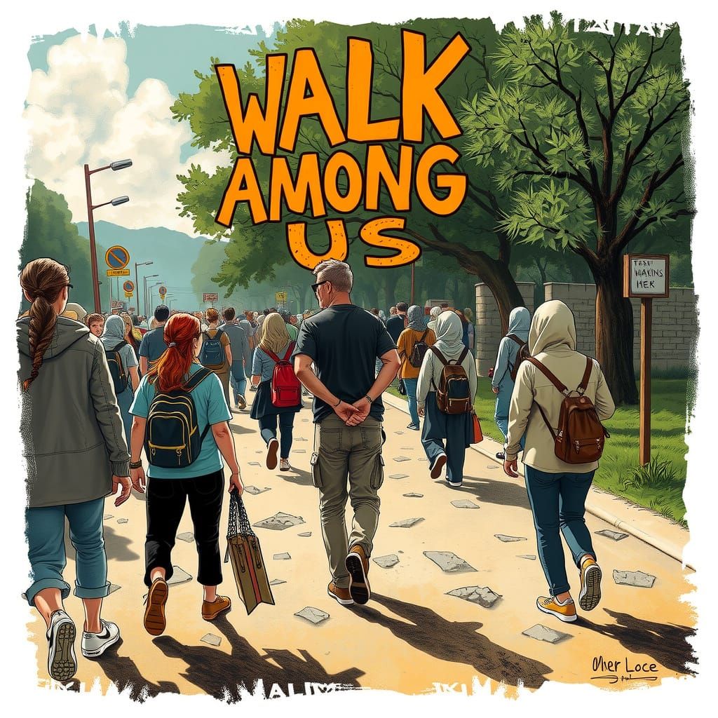 AI Art: Walk Among Us