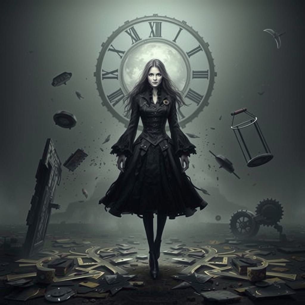 A Mosaic of Regret in a Futuristic Landscape