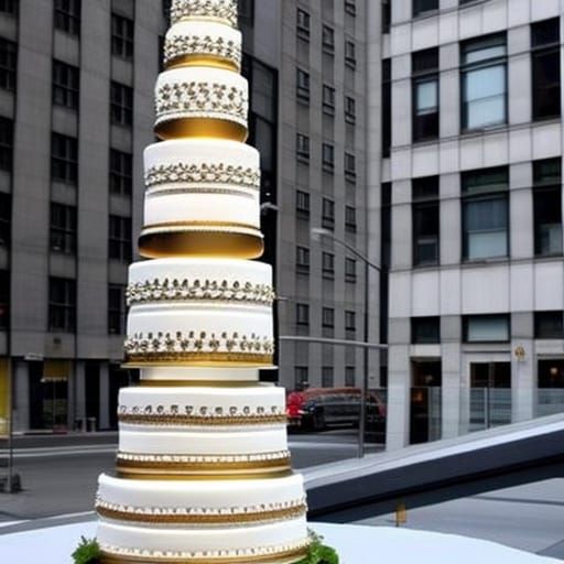 Skyscraper Wedding Cake in Manhattan